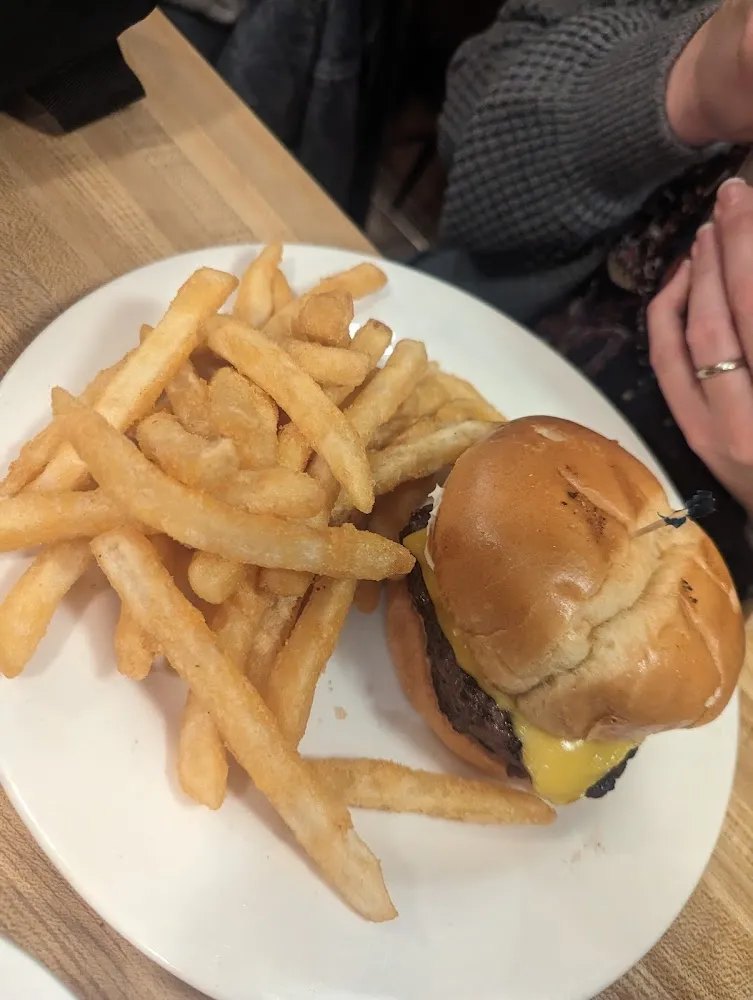 Cheeseburger and Fries